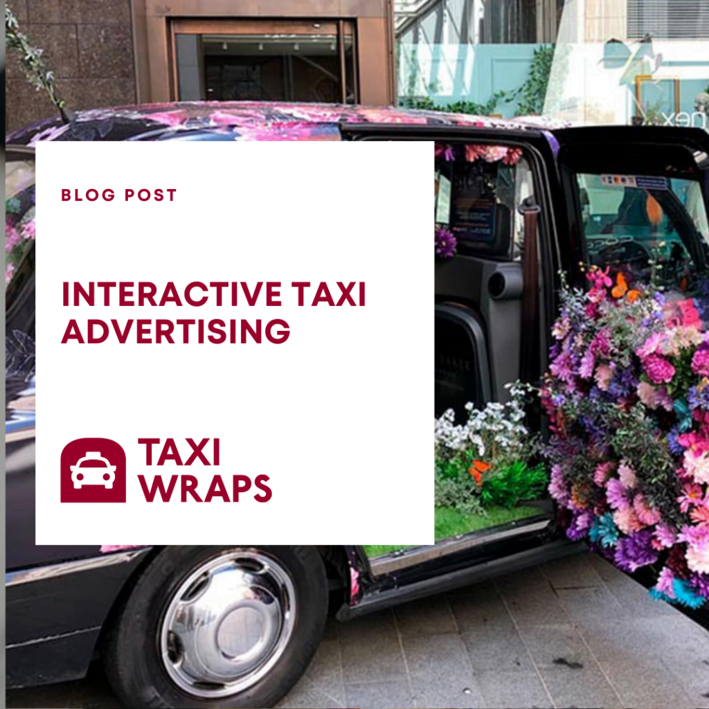 interactive taxi advertising