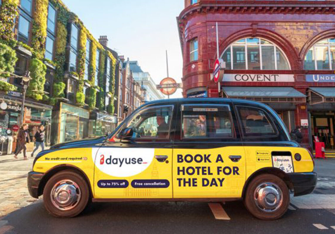 taxi advertising in london