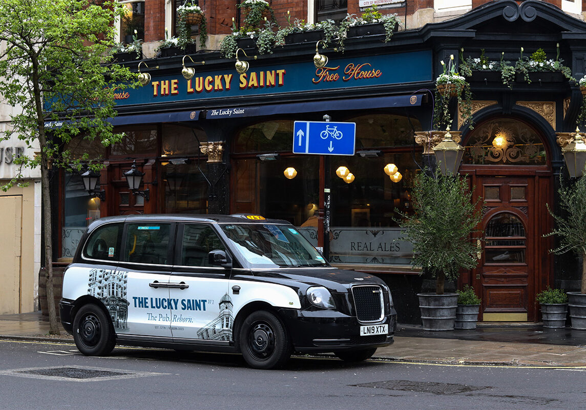 Lucky-Saint-Taxi-Advert